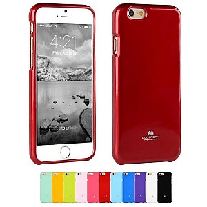 Pouzdro / obal Mercury Jelly Case pro Apple iPhone 6 / 6S červené