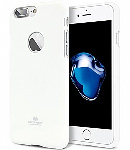 Pouzdro / obal Mercury Jelly Case iPhone 7 Plus bílé