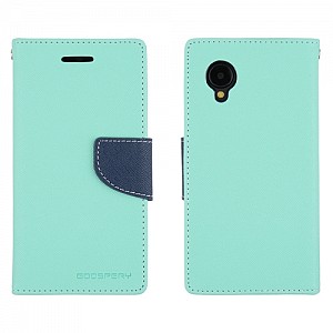 Pouzdro / obal Fancy Diary pro LG K4 (2017) mentolový