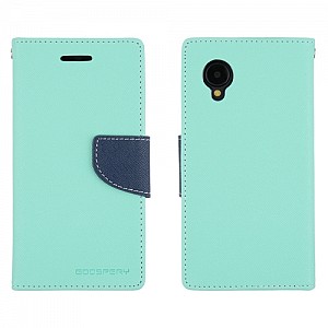 Kvalitní knížkový obal/pouzdro - Fancy Pocket - pro Huawei P20 mentolový