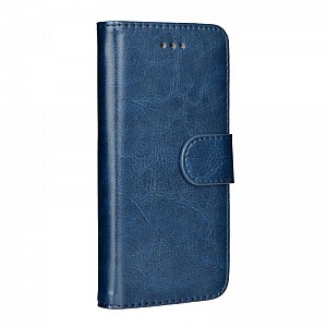 Kožený knížkový kryt/obal Forcell 2v1 pro Samsung J5 2016 modrý