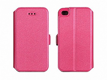 Pouzdro / obal BOOK POCKET pro Huawei P8 Lite 2017 - růžové