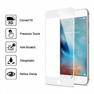 Tvrzené sklo 3D Full Glue Pro+ Iphone X bílé