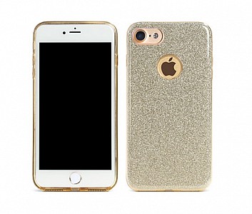 Pevné gumové pouzdro/obal Remax Glitter case pro Samsung Galaxy S8 zlatý