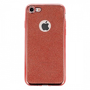 Gumové pouzdro/obal Glitter Elektro case pro Samsung A5/A8 (2018) zlaté