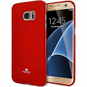 Pouzdro / obal Mercury Jelly Case pro Samsung S7 červené