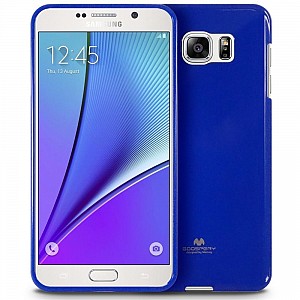 Pouzdro / obal Mercury Jelly Case pro Samsung Note 5 modrý