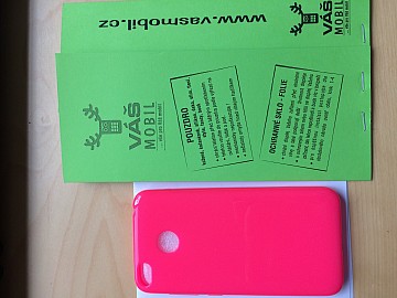 Zadní silikonový obal / kryt na mobil Xiaomi Redmi 4X růžový.