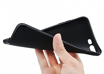 Zadní silikonové pouzdro / obal Huawei P8/P9 Lite 2017 černý