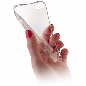 Zadní silikonový kryt / obal na Iphone 5G transparentní