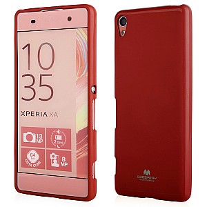 Pouzdro / obal Mercury Jelly Case Sony Xperia XA červený