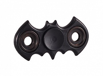 Fidget Spinner - Batman - 2 ramenný - černý