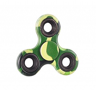 Fidget Spinner - 3 ramenný - zelený - kamo