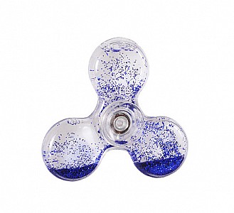 Fidget Spinner - VODA - 3 ramenný - modrý