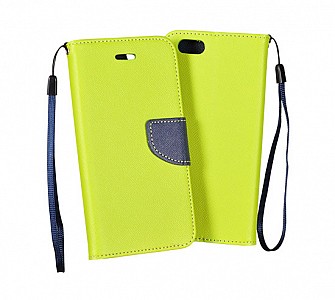 Pouzdro / obal Fancy Diary pro Samsung S4 limetkové