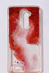 Silikonový obal/kryt Water case stars pro Huawei P8 Lite (2017) červený