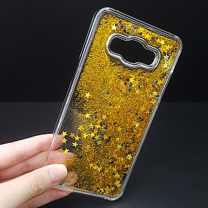 Silikonový obal/kryt Water case stars pro Huawei Mate 10 Lite zlatý