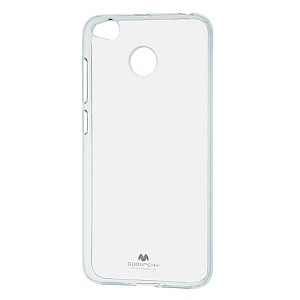 Silikonový obal / pouzdro Jelly Case Goospery na mobil Xiaomi Redmi 4X průhledný