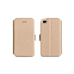 Kvalitní knížkový krytý / obal - Book Pocket - pro Huawei Y6/Y6 Prime 2018 zlatý