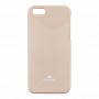 Pouzdro / obal Mercury Jelly Case Apple iPhone 5 / 5S / SE zlaté