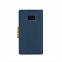 Knížkové flipové pouzdro/obal Canvas book case pro Iphone X modré