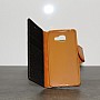 Knížkové flipové pouzdro/obal Canvas book case pro Huawei Y5 II/Y6 II Compact černé