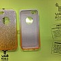 Pevné gumové pouzdro / obal Bling Back case pro Iphone 8 třpytivé zlaté