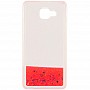 Silikonový obal/kryt Water case stars pro Iphone 5 červený